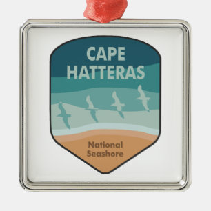 Cape Hatteras National Seashore Seagulls Metalen Ornament