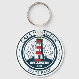 Cape Henlopen State Park Delaware Badge Sleutelhanger