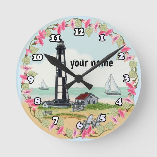 Cape Henry Lighthouse Ronde Klok (Voorkant)