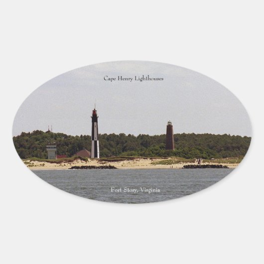 Cape Henry Lighthouse sticker (Voorkant)