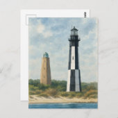 Cape Henry Lighthouses Briefkaart (Voorkant / Achterkant)