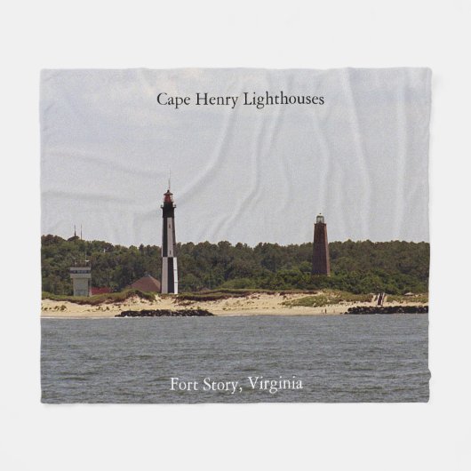 Cape Henry Lighthouses deken (Voorkant (Horizontaal))