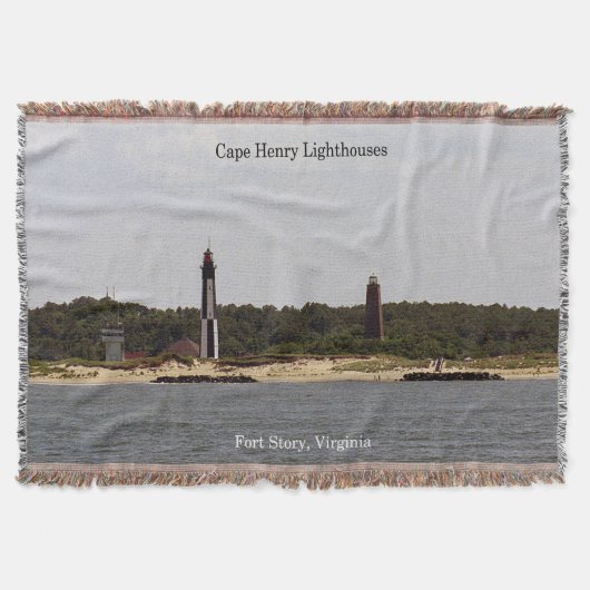 Cape Henry Lighthouses jette couverture (Devant)