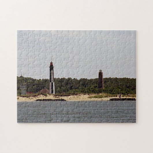 Cape Henry Lighthouses Legpuzzel (Horizontaal)
