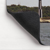 Cape Henry Lighthouses mousepad Muismat (Hoek)