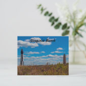 Cape Henry Lighthouses - Virginia Beach Briefkaart (Staand voorkant)