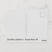 Cape Henry Lighthouses - Virginia Beach Briefkaart (Achterkant)