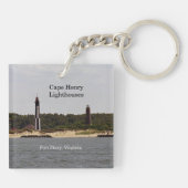 Cape Henry-vuurtoren sleutelhanger (Achterkant)