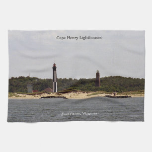 Cape Henry vuurtorens theedoek