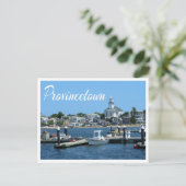 Cape-kabeljauw, Provincetown MA-postkaart Briefkaart (Staand voorkant)