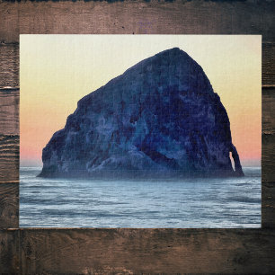 Cape Kiwanda Haystack Rock op Sunset in Oregon Legpuzzel