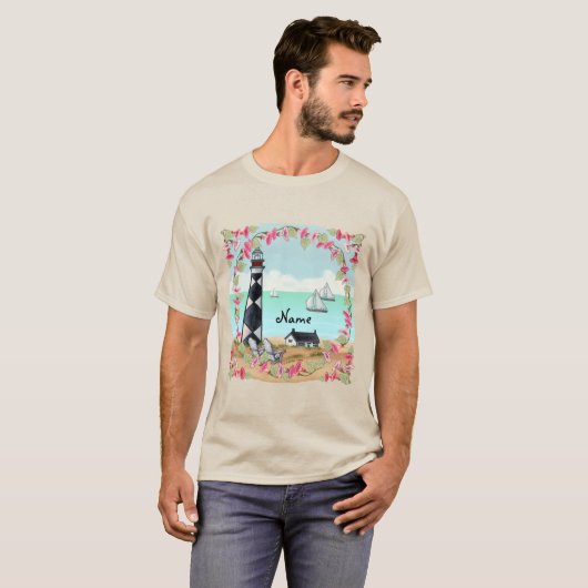 Cape Lookout Lighthouse t-shirt (Voorkant volledig)