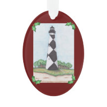 Cape Lookout Vuurtoren Kerst Ornament