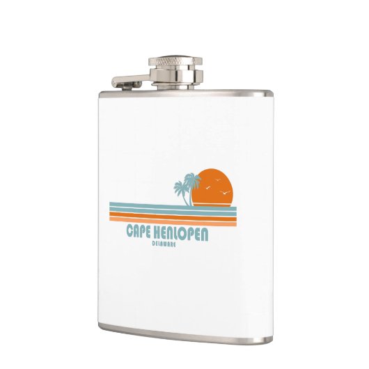 Cape lopen HenDelaware Sun Palm Trees Heupfles (Links)