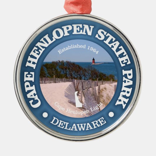 Cape lopen HenSP Metalen Ornament (Voorkant)