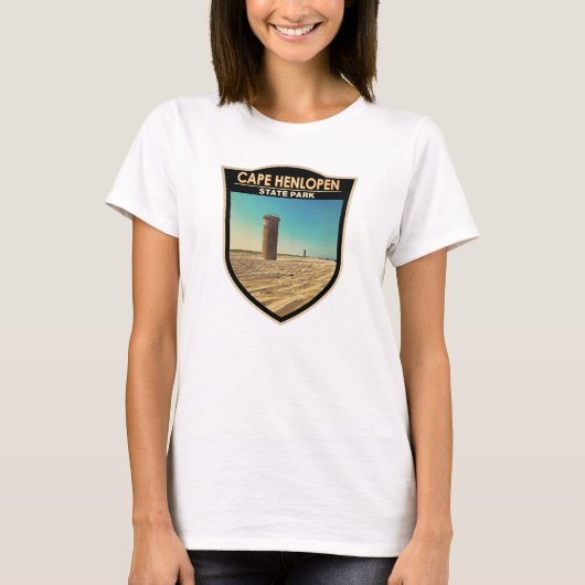 Cape lopen Henstate Park Delaware Waterverf T-shirt (Voorkant)