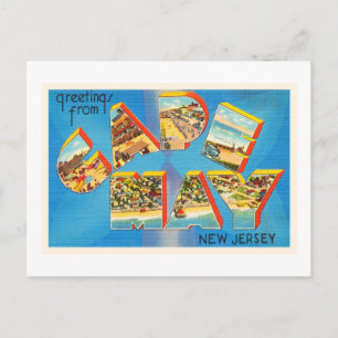 Cape May #2 New Jersey NJ Vintage voyage Carte pos