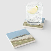 Cape May Bunker Stenen Onderzetter (Zijkant)