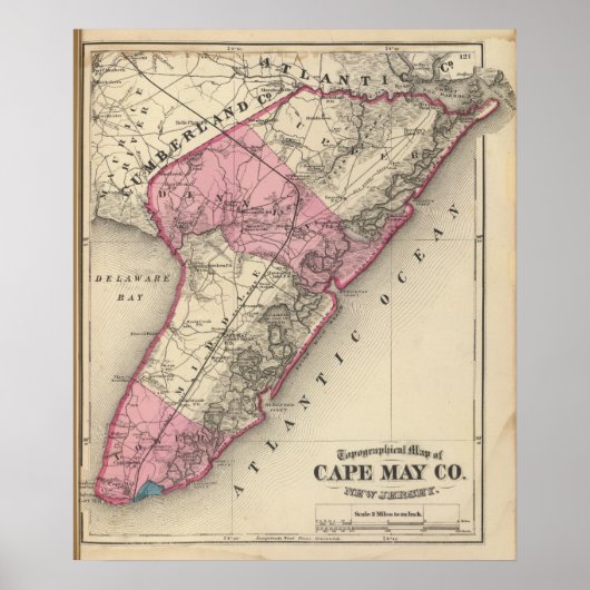 Cape May County, NJ Poster (Voorkant)