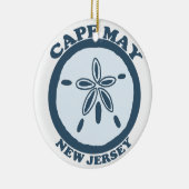 Cape May. Keramisch Ornament (Rechts)