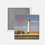 Cape May Light, New Jersey Magnet (Recto/Verso)