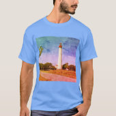 Cape May Lighthouse Canvas Print T-shirt (Voorkant)