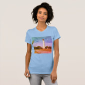 Cape May Lighthouse Canvas Print T-shirt (Voorkant volledig)