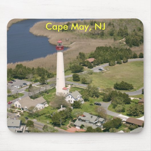 Cape May Lighthouse, Cape May, NJ Muismat (Voorkant)
