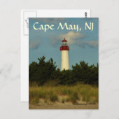 Cape May Lighthouse carte de voeux/carte postale (Devant / Derrière)