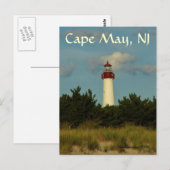 Cape May Lighthouse carte de voeux/carte postale (Devant / Derrière)