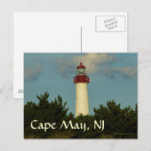 Cape May Lighthouse carte de voeux/carte postale (Devant / Derrière)