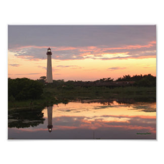 Cape May Lighthouse Foto Print Afdruk