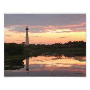 Cape May Lighthouse Foto Print Foto Afdruk