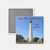 Cape May Lighthouse, New Jersey Magnet (Recto/Verso)