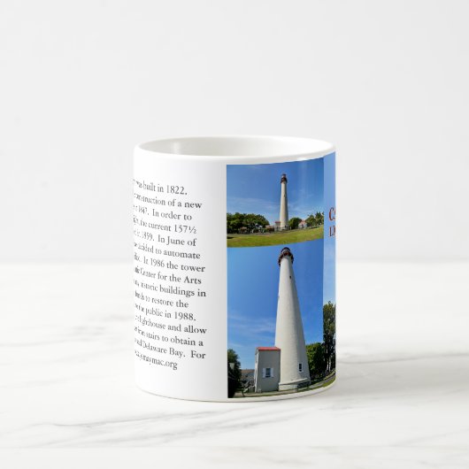 Cape May Lighthouse, New Jersey Mug (Centre)