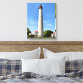 Cape May Lighthouse, New Jersey Wrapped Canvas Afdruk (Insitu (Slaapkamer))