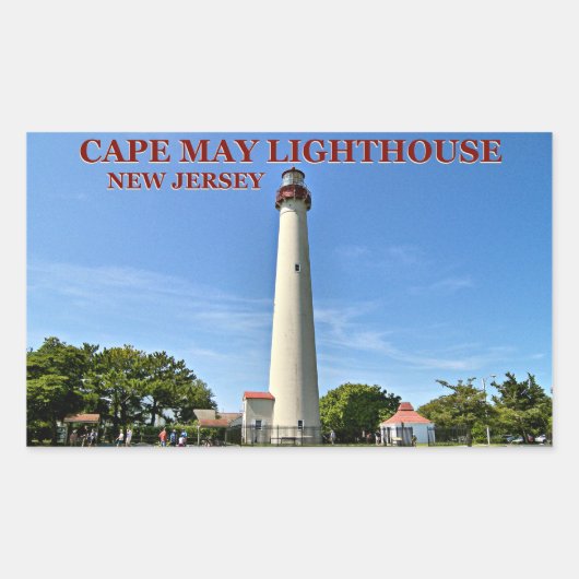 Cape May Lighthouse, Stickers New Jersey (Devant)