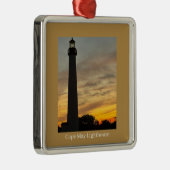 Cape May Lighthouse Sunset Ornament  (Rechts)