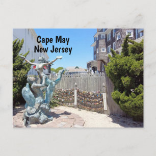 Cape May Love Locks Briefkaart