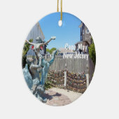 Cape May Love Locks Keramisch Ornament (Rechts)