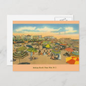  Cape May New Jersey Bathing Beach Briefkaart (Voorkant / Achterkant)