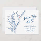 Cape May New Jersey Carte Mariage moderne (Devant)