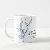 Cape May New Jersey Gift Koffiemok (Links)