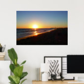 Cape May New Jersey Horizon Sunset Poster (Thuiskantoor)