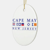 Cape May New Jersey Keramisch Ornament (Links)