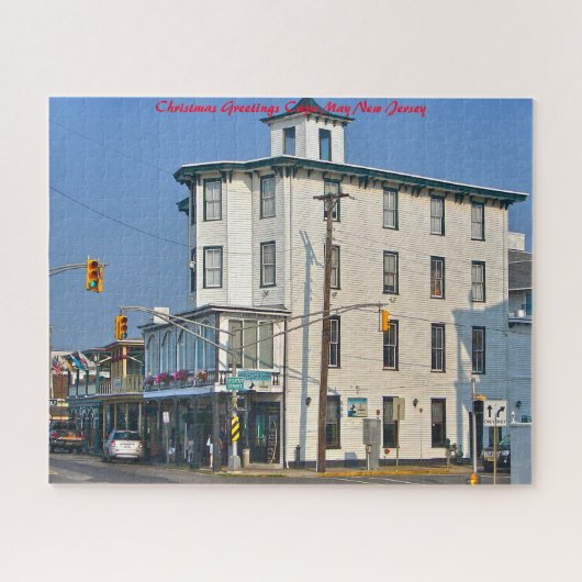 Cape May New Jersey. kerstcadeautjes Legpuzzel (Horizontaal)