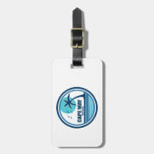 Cape May New Jersey Palmboom Vogels Bagagelabel (Voorkant verticaal)