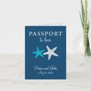 Cape May New Jersey Passport Uitnodiging voor een