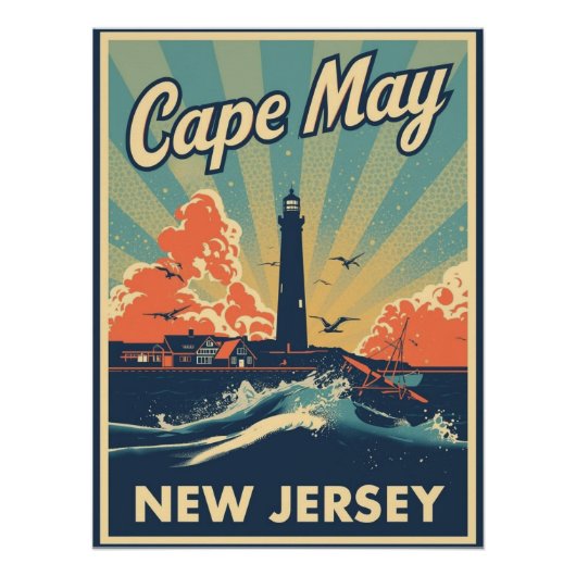 Cape May, New Jersey Perfect Poster (Voorkant)