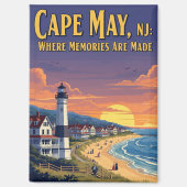 Cape May New Jersey Reizen Magneet (Voorkant)